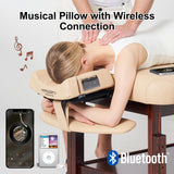 MusicMaster™ High Fidelity Sound Ergonomic Dream Face Cushion- Bluetooth Music Massage Pillow- Cream