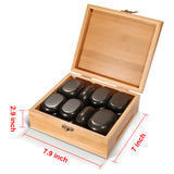 Master Massage 18 Piece Essential Hot Stone Massage Set Kit Package for Professional or Home Spa, Healing, Pain Relief-Basalt Rock