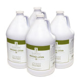 Master Massage - Organic, Unscented, Vitamin-Rich and Water-Soluble Massage Lotion - 4 Gallon Pack