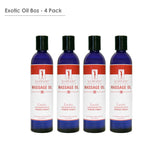 Master Massage exotic organic Aromatherapy Massage Oil pack of 4