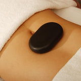 Master Massage Extra X Large Flat Ovular Basalt Massage Hot Stone 4 piece Pack 4.5" x 3" x 1.1" Rock